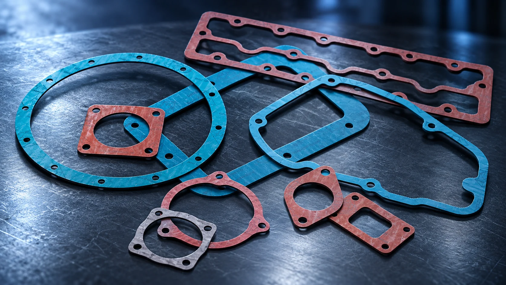 Precision-engineered six-cylinder engine head gasket